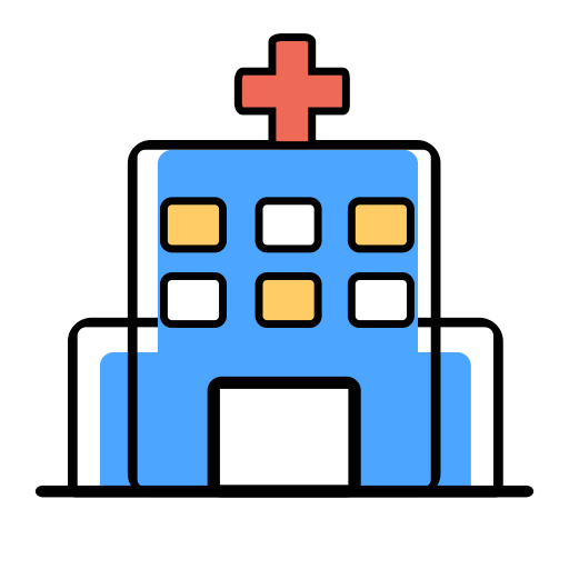 Hospital, Hospital Building, Hospital Facility Icon Png And Vector
