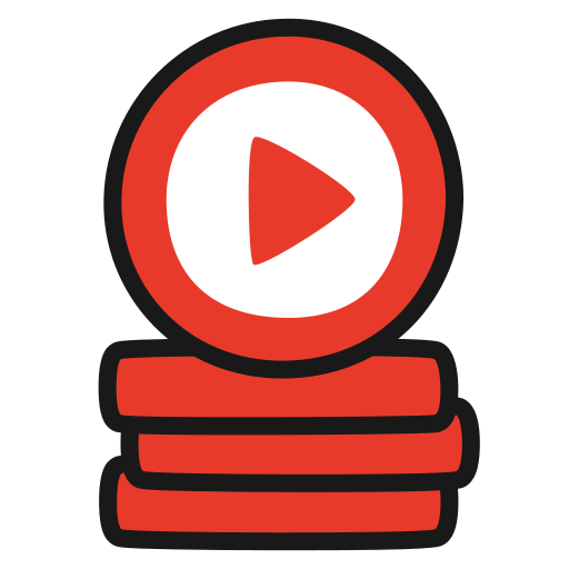 Video, Archive, Collection, Hosting Icon Free Of Youtuber