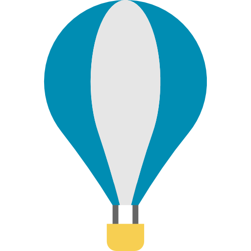 Hot Air Balloon Icon Transportation Icon Set Freepik
