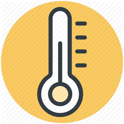 Cold, Hot, Temperature, Thermometer, Weather Indicator Icon