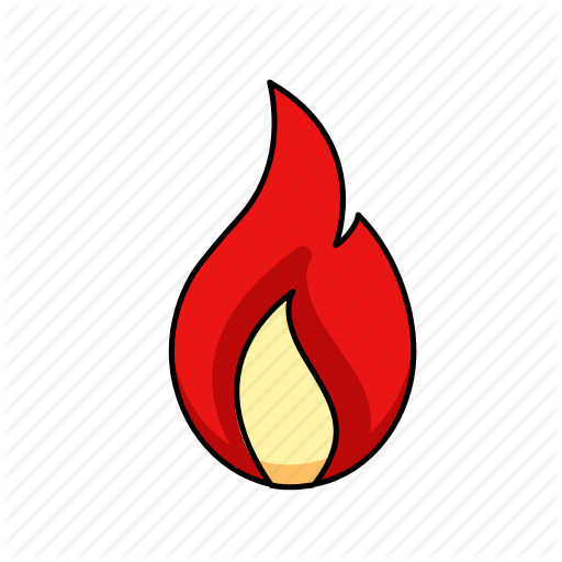 Burning, Fire, Flame, Heat, Hot Icon