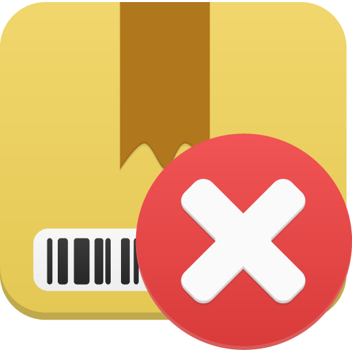 Package Delete Icon Flatastic Iconset Custom Icon Design