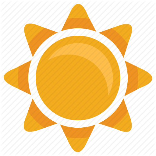 Hot, Summer, Sun, Sunny, Warm, Weather Icon
