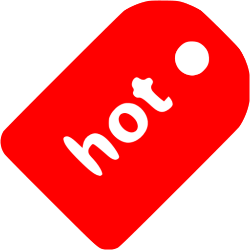 Red Hot Badge Icon