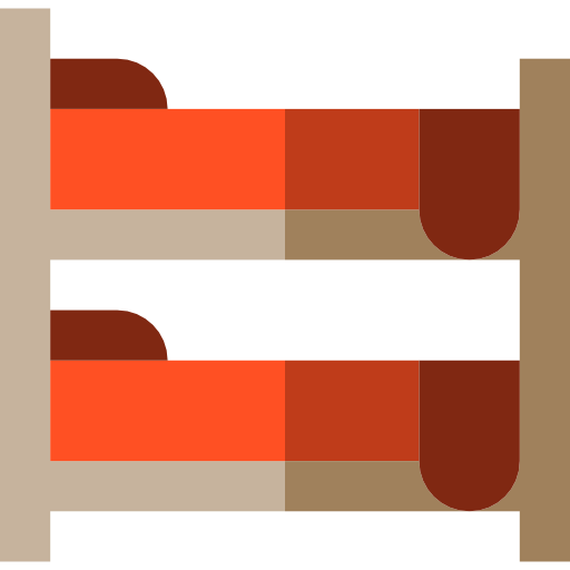 Hotel, Bed, Sleeping Icon