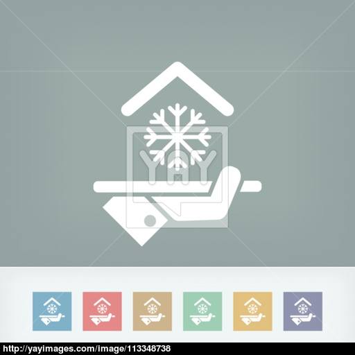 Hotel Icon Air Conditioning Vector