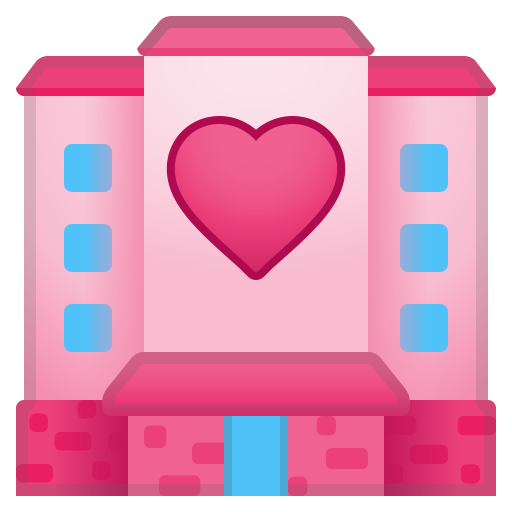 Love Hotel Icon Noto Emoji Travel Places Iconset Google