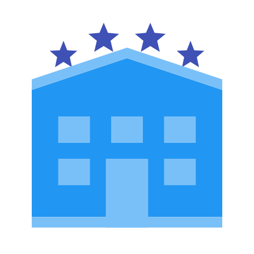 Flat, Multicolor, Hotel Icon With Png And Vector Format For Free