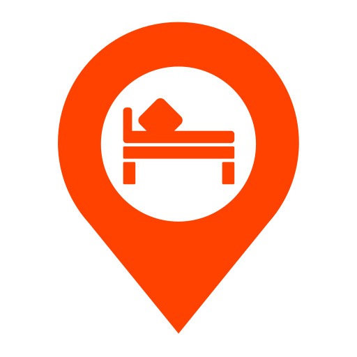Location Hotel Room, Fill, Monochrome Icon Png And Vector For Free