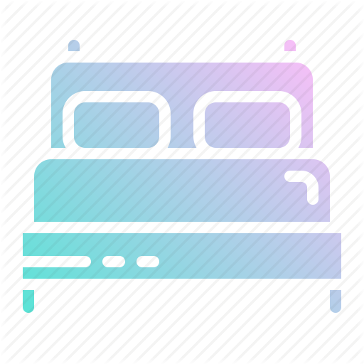 Bed, Bedroom, Double, Hotel, Room Icon