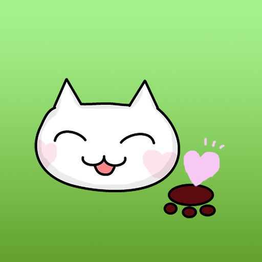 Houdini The Cat With Heart Mark Stickers
