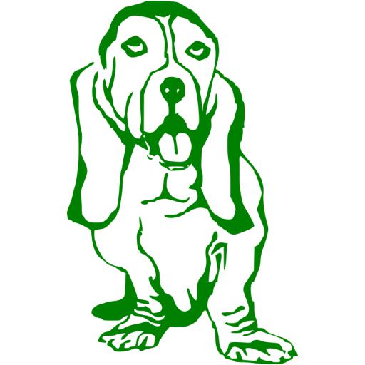 Green Dog Icon