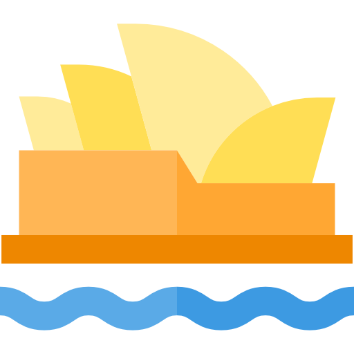 Monuments Australia Flat Icon
