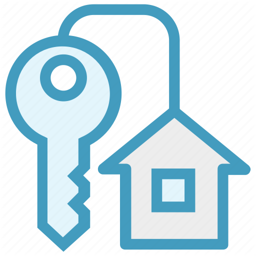 Apartment, Home, House, House Key, Key, Real, Real Estate Icon