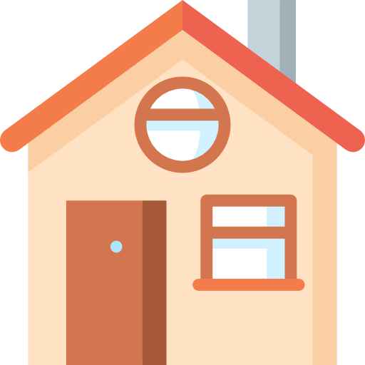 Household Icon Orange Free Icons