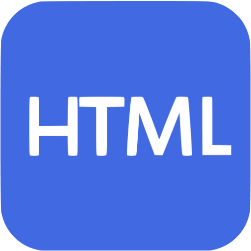 Royal Blue Html Icon