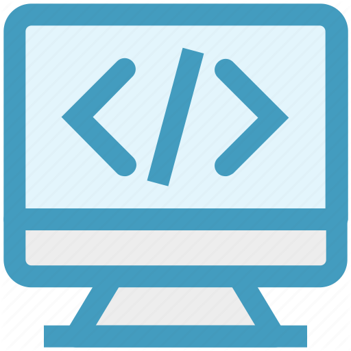 Code, Html, Lcd, Monitor, Programming, Seo, Site Icon