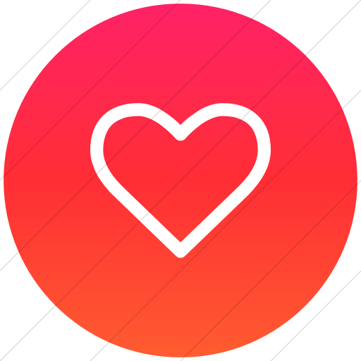 Flat Circle White On Ios Orange Gradient Bootstrap Font