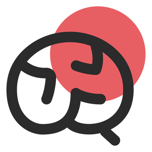 Brain Organ Colored Stroke Icon