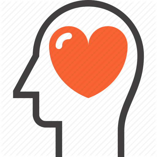 Emotions, Feeling, Head, Heart, Human, Love, Mind Icon