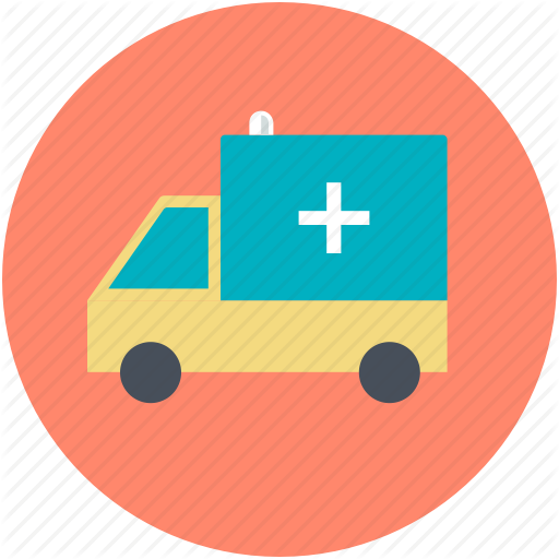 Aid Van, Ambulance, Humanitarian, Medical Truck, Rescue Icon