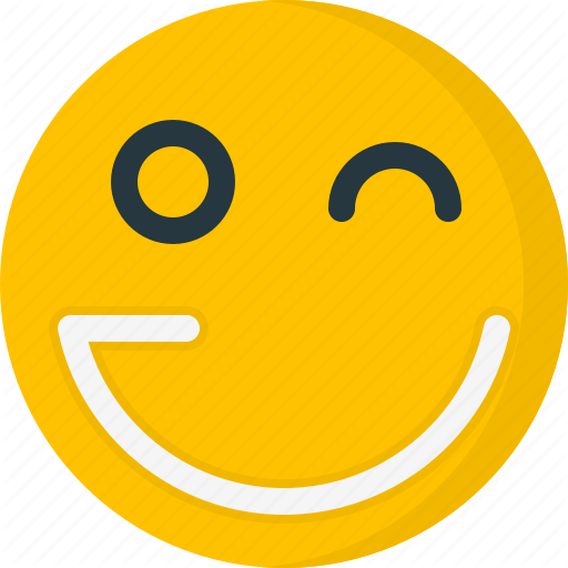 Emoji, Emoticon, Face, Humor, Smiling, Wink, Winking Icon
