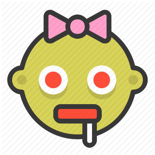 Baby, Emoji, Emoticon, Expression, Hungry, Zombie Icon