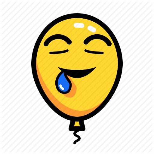 Baloon, Emoticon, Hungry, Sleepy, Wanting Icon