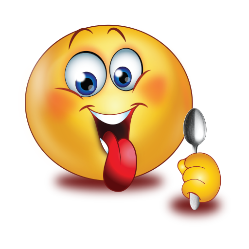 Hungry With Spoon Emoji