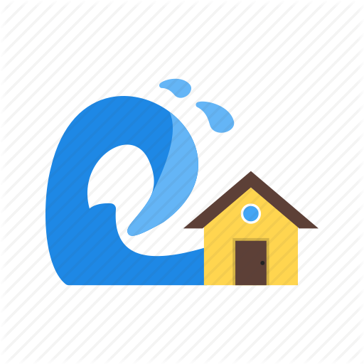City, Disaster, Hurricane, Sea, Tidal, Tsunami, Wave Icon
