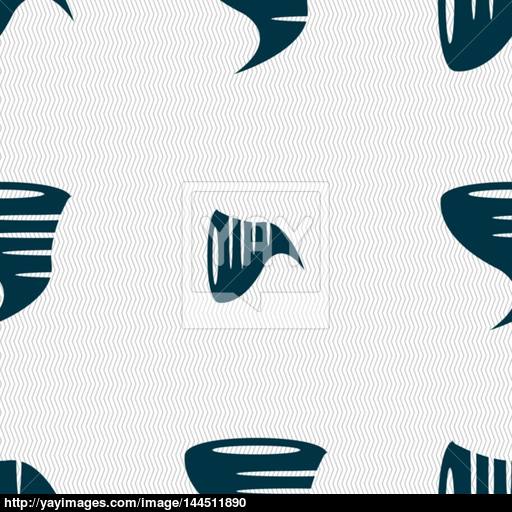 Tornado Icon Seamless Abstract Background With Geometric Shapes
