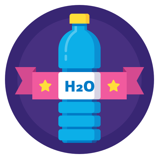 Drink, Sport, Badge, Water, Bottle, Hydration Icon