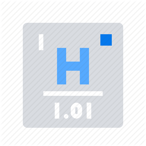Chemical, Element, Hydrogen, Periodic, Table Icon