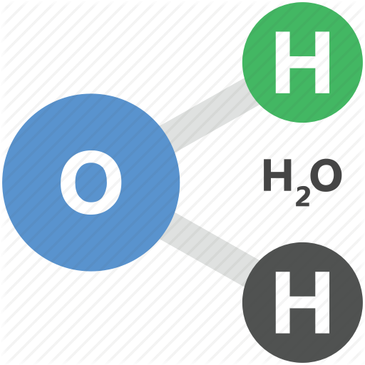 Chemistry, Formula, Hydrogen, Liquid, Oxygen Icon