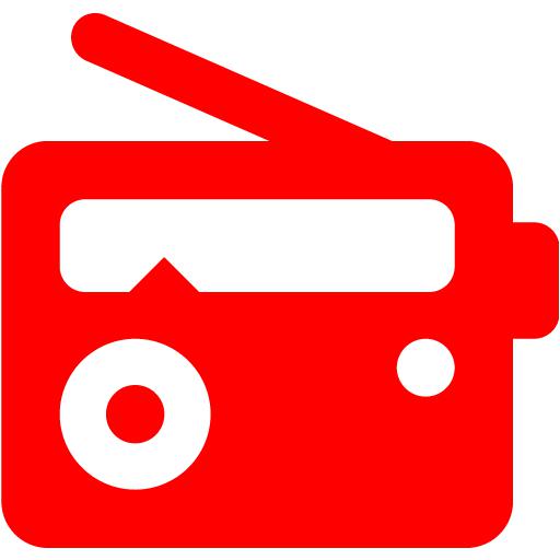 Red Radio Icon