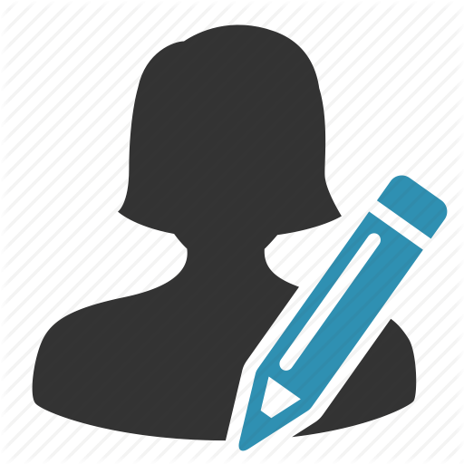 Account, Blogger, Female, Writer Icon