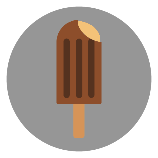 Ice Cream Circle Icon
