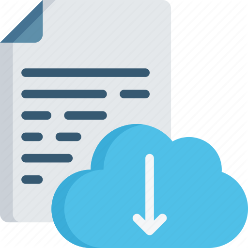 Cloud, Document, Documentation, Download, Files, Icloud, Note Icon