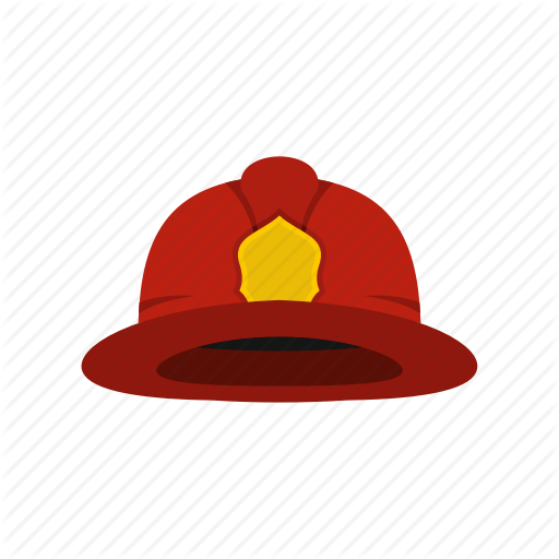 Fire, Firefighter, Fireman, Hat, Helmet, Protection, Safety Icon
