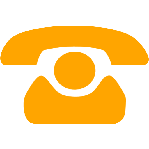 Orange Phone Icon