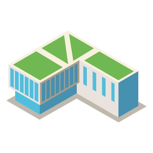 Isometric Library Building