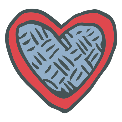 Heart Hand Drawn Cartoon Icon