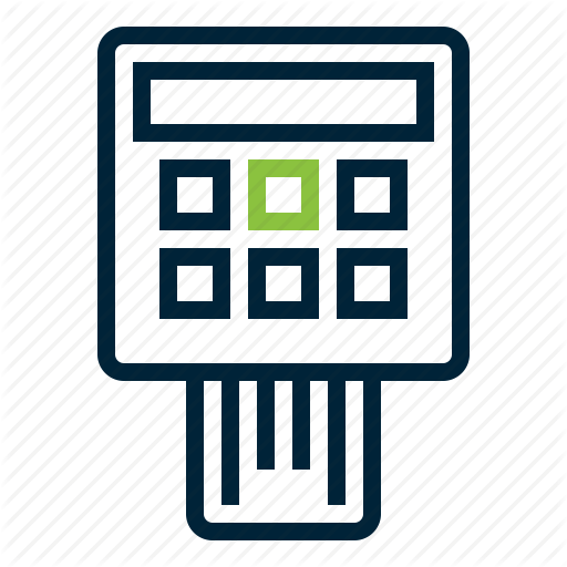 Accounting, Pos, Terminal Icon
