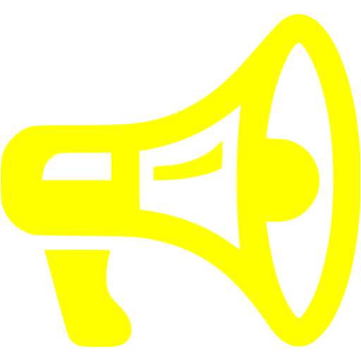 Yellow Advertising Icon