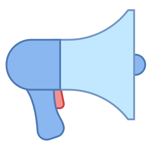 Advertising, Megaphone, Announce Icon Free Of Responsive Office