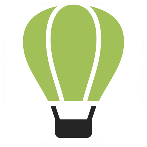 Hot Air Balloon Icon Iconexperience