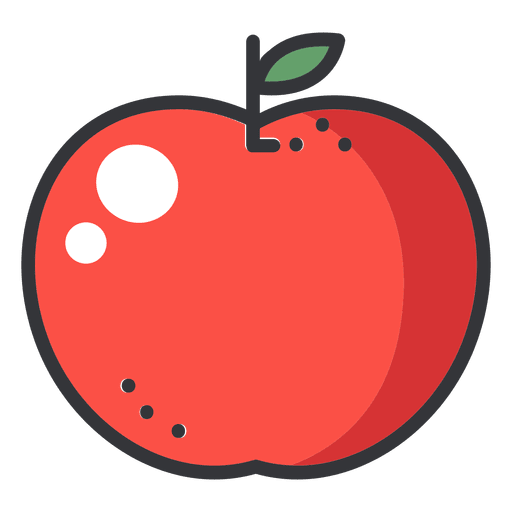 Apple Color Stroke Icon