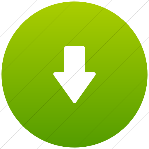 Flat Circle White On Green Gradient Foundation Arrow