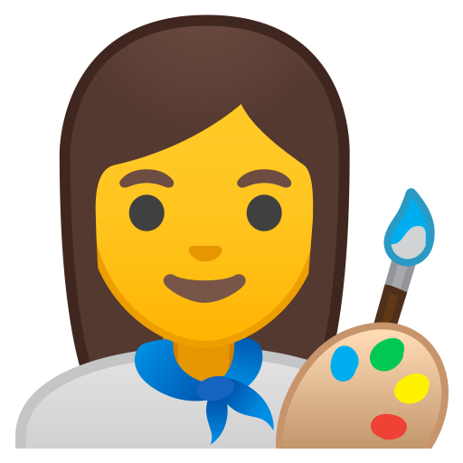Woman Artist Icon Noto Emoji People Profession Iconset Google