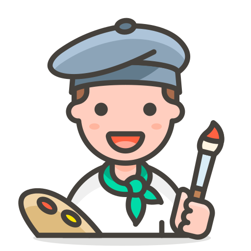 Man, Artist Icon Free Of Free Vector Emoji